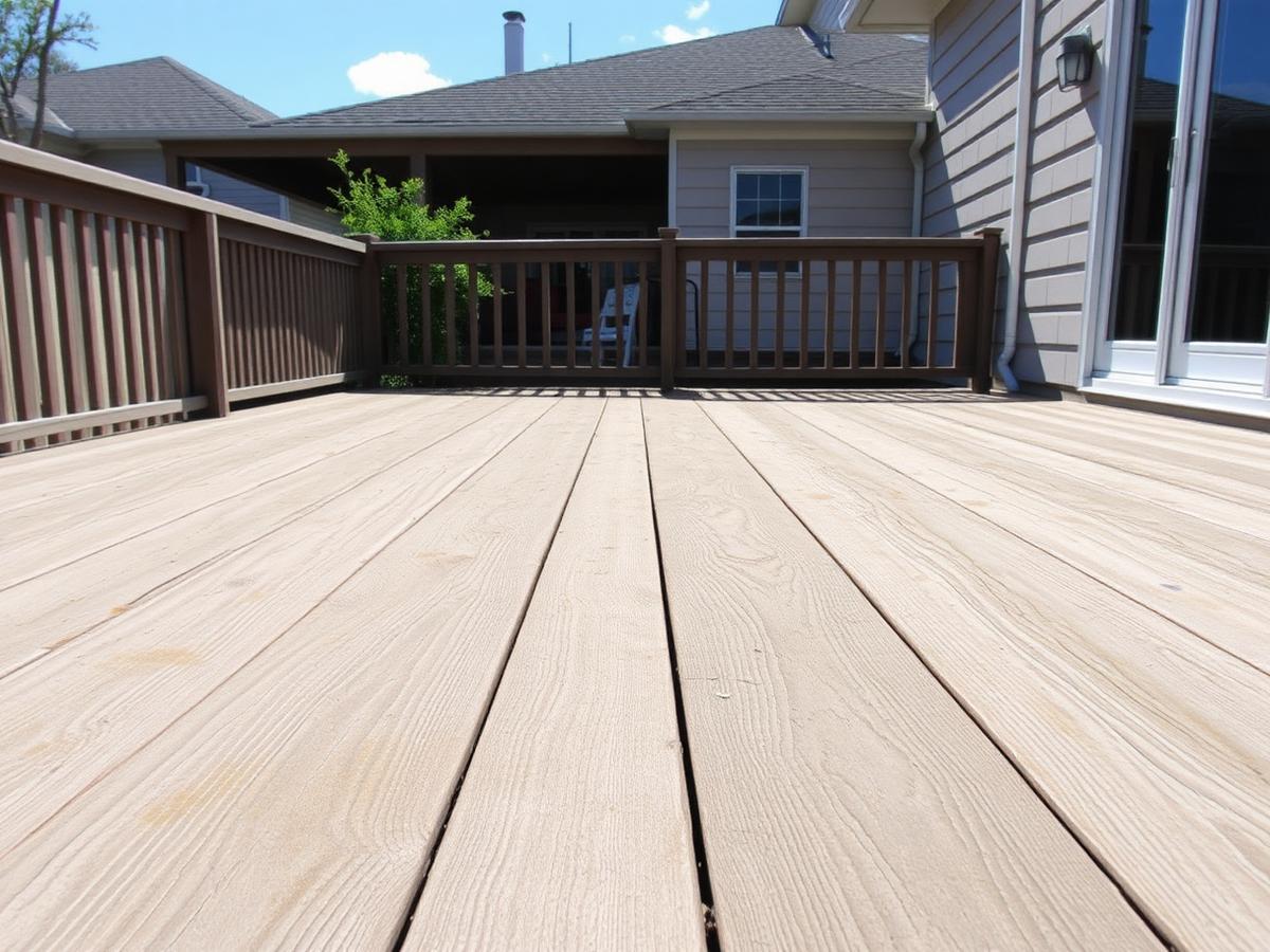 Wood Deck — before