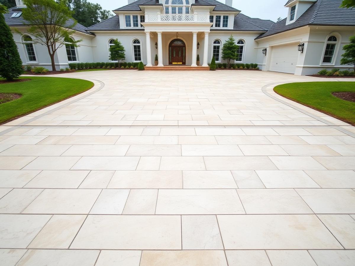 Paver Driveway — after