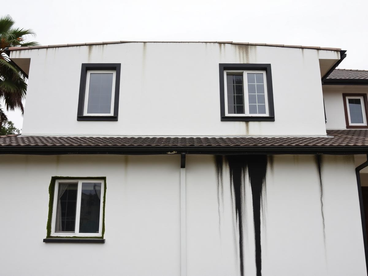 Stucco Exterior — before