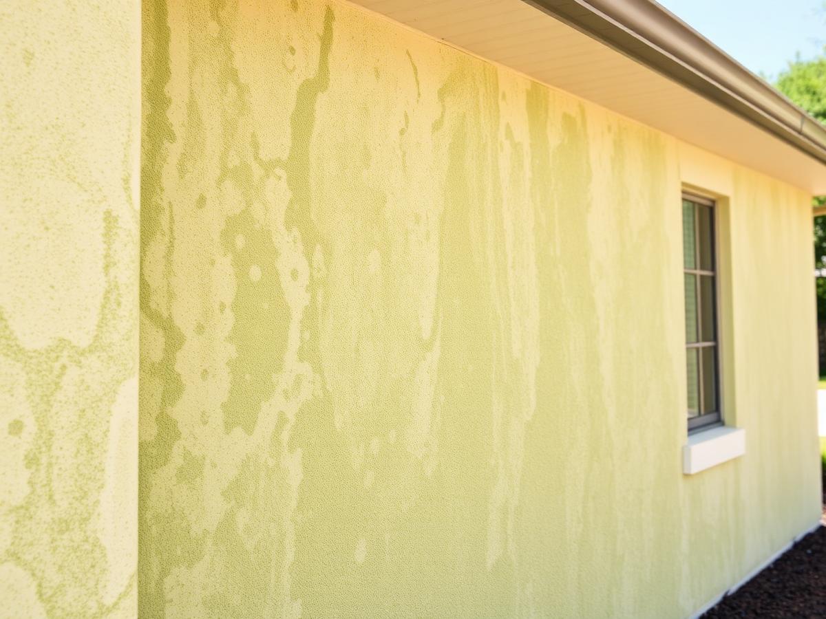 Stucco Siding — before