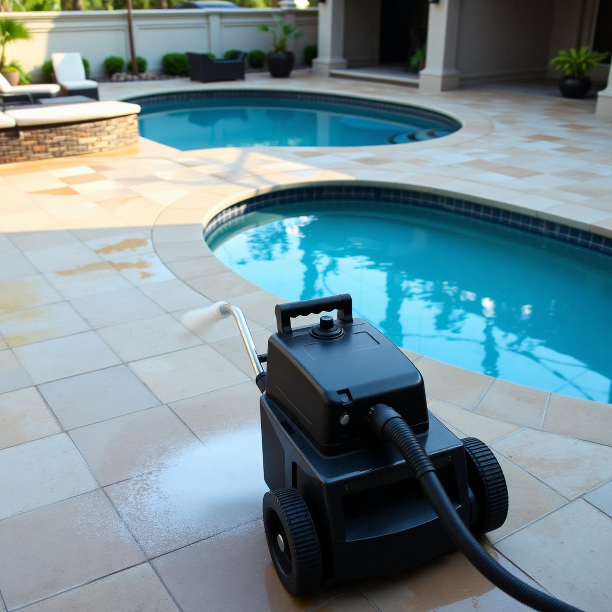 Patio and Pool Deck Cleaning in Houston, TX